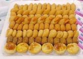 100 salgados fritos